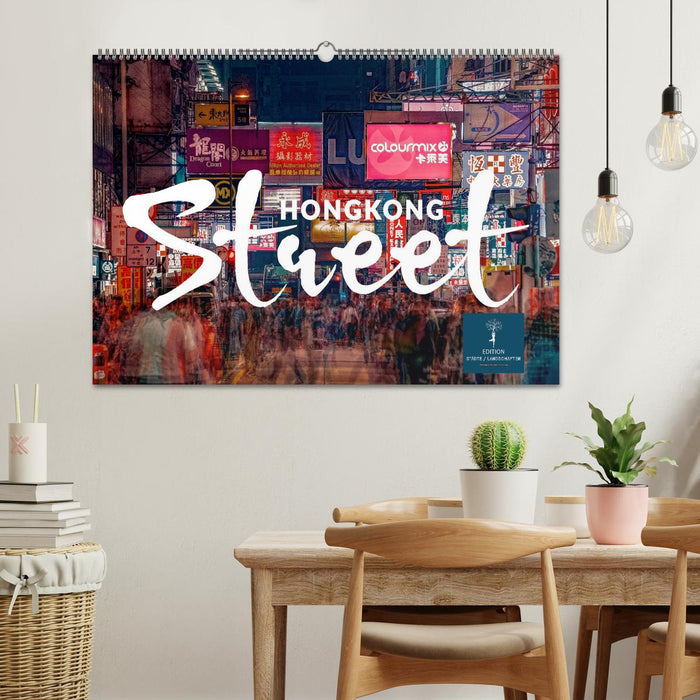 Hong Kong Street (Calendrier mural CALVENDO 2024) 