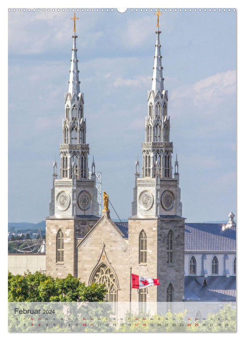 Ontario in Kanada - Historisches Ottawa (CALVENDO Premium Wandkalender 2024)
