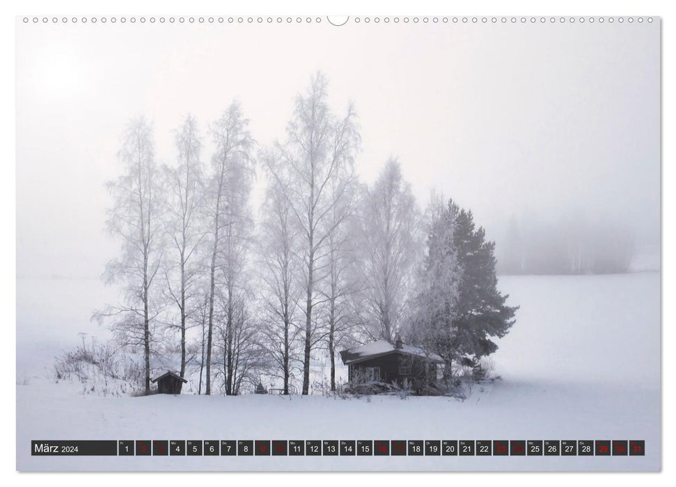 J'aime l'hiver (Calendrier mural CALVENDO 2024) 