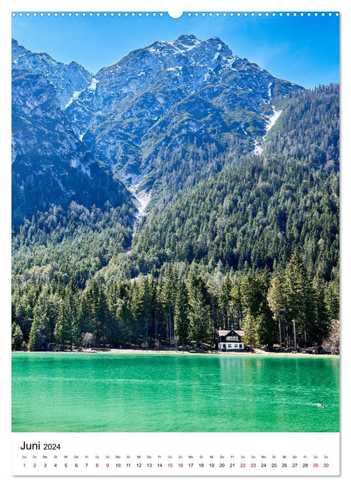Le Tyrol du Sud en images d'ambiance (Calendrier mural CALVENDO Premium 2024) 
