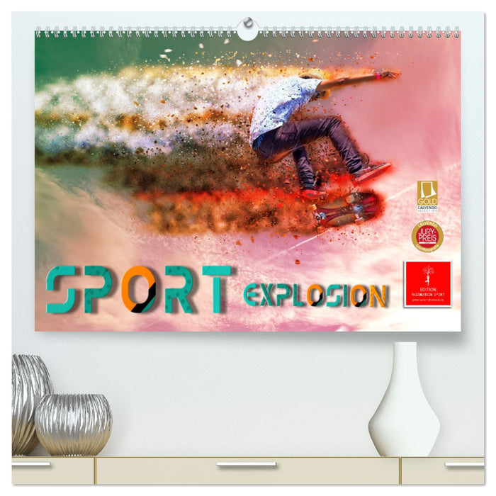 Sport Explosion (CALVENDO Premium Wandkalender 2024)