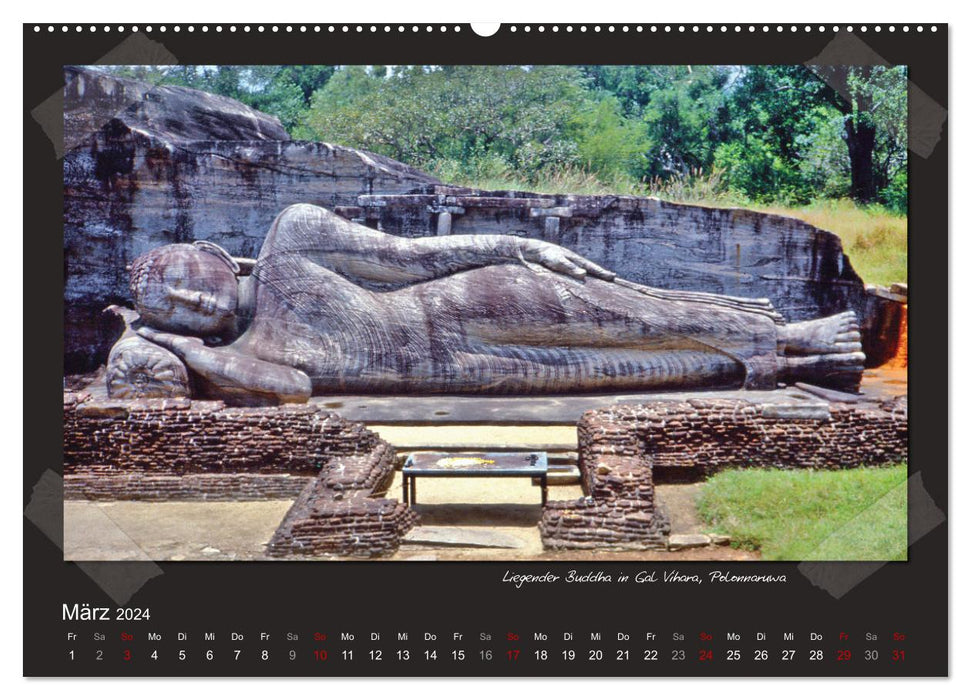 Sri Lanka anno 1986 (CALVENDO Wandkalender 2024)