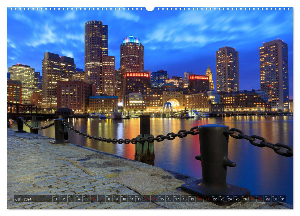 Boston - Stadt der Kontraste (CALVENDO Premium Wandkalender 2024)