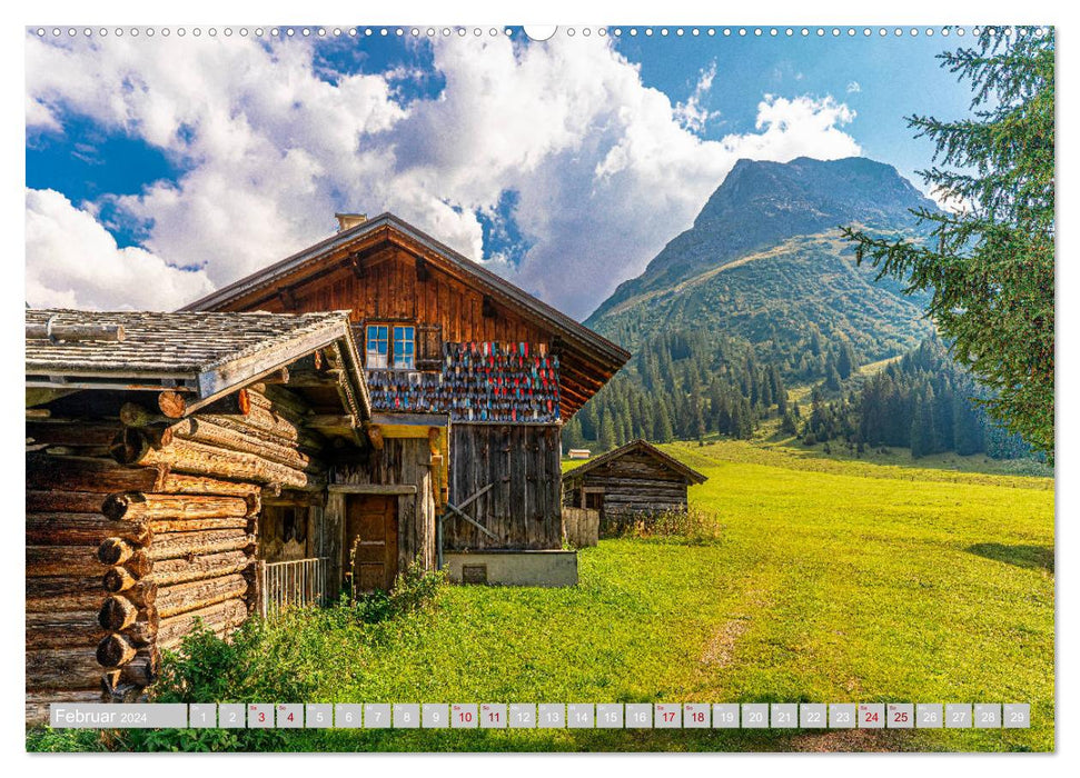 Bergwelten - Lech - Zürs (CALVENDO Premium Wandkalender 2024)