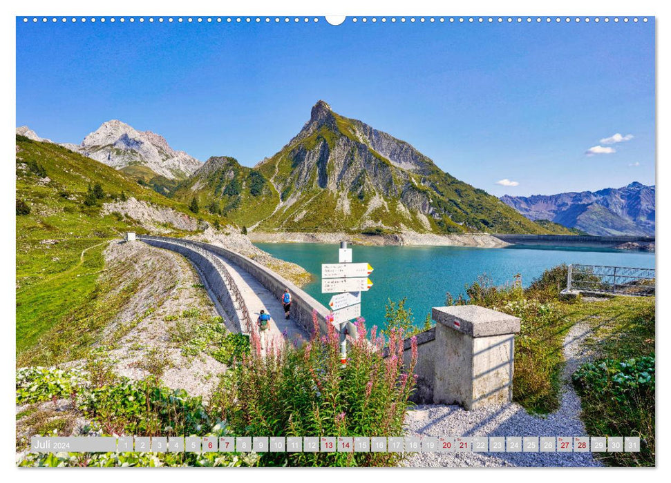 Bergwelten - Lech - Zürs (CALVENDO Premium Wandkalender 2024)