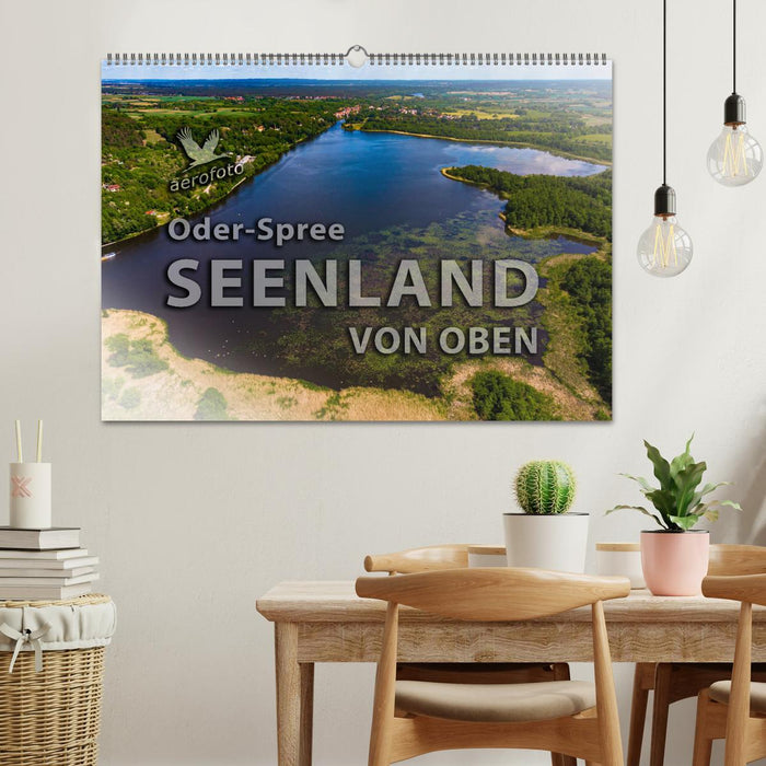 Oder-Spree Seenland von oben (CALVENDO Wandkalender 2024)