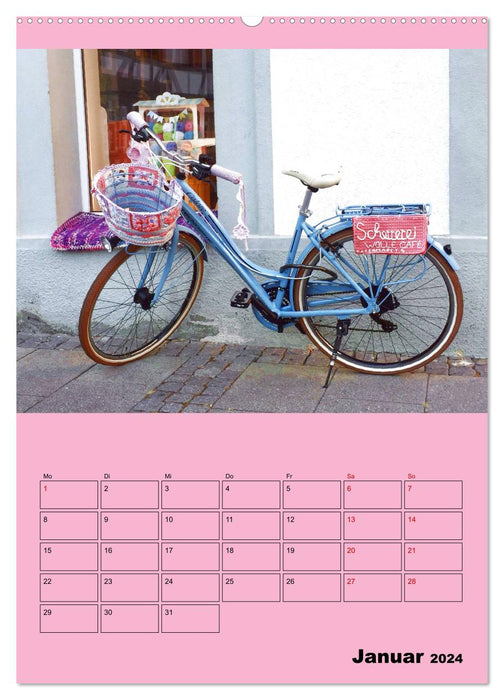 Vélo fou et coloré (Calendrier mural CALVENDO Premium 2024) 