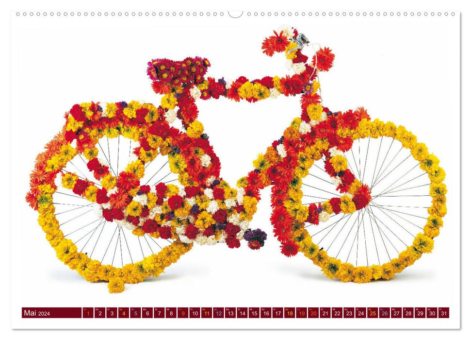 MaskeRADe - Blütezeit des Rades (CALVENDO Wandkalender 2024)