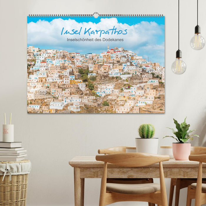 Île de Karpathos – Beauté insulaire du Dodécanèse (Calendrier mural CALVENDO 2024) 