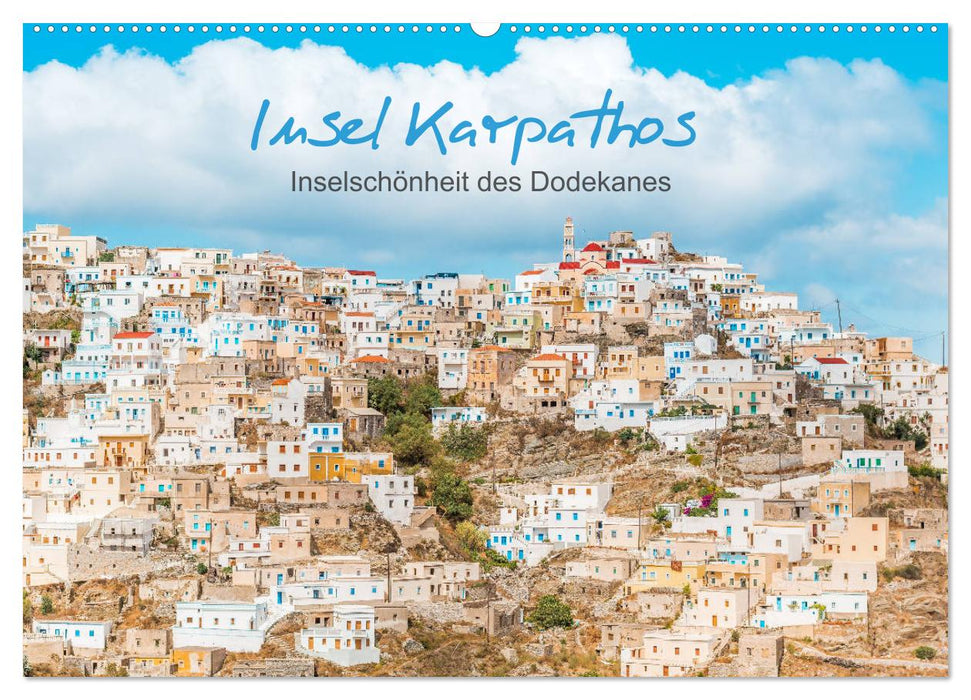 Île de Karpathos – Beauté insulaire du Dodécanèse (Calendrier mural CALVENDO 2024) 
