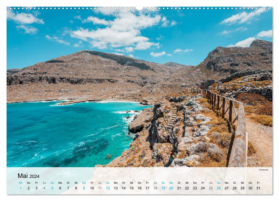 Île de Karpathos – Beauté insulaire du Dodécanèse (Calendrier mural CALVENDO 2024) 