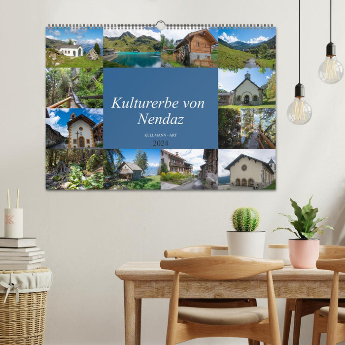 Kulturerbe von Nendaz (CALVENDO Wandkalender 2024)