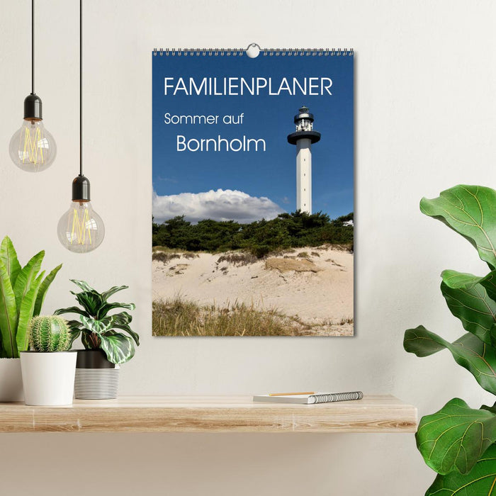Agenda familial - L'été à Bornholm (calendrier mural CALVENDO 2024) 