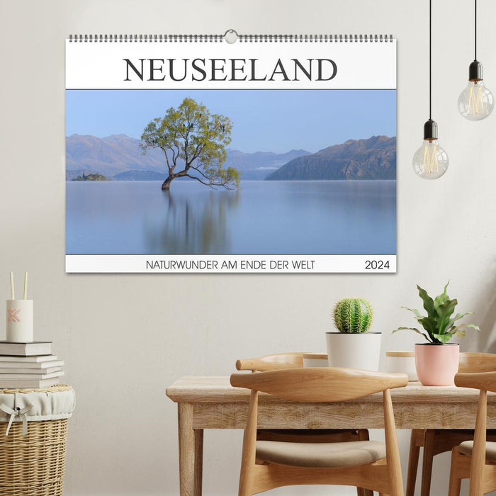 Nouvelle-Zélande - merveilles naturelles du bout du monde (calendrier mural CALVENDO 2024) 