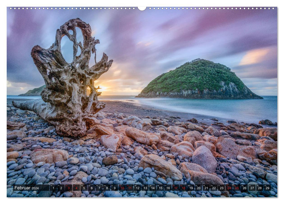 Neuseeland - Naturwunder am Ende der Welt (CALVENDO Wandkalender 2024)