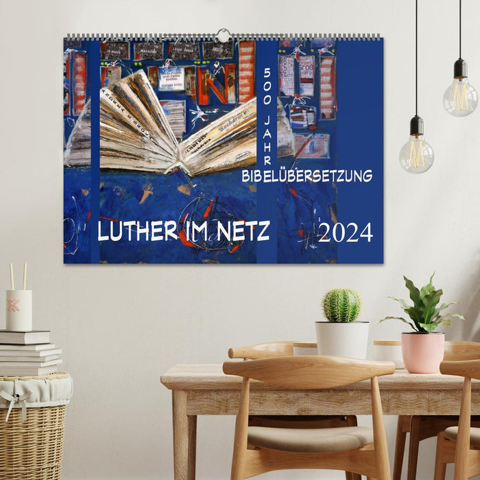 Luther sur Internet (calendrier mural CALVENDO 2024) 