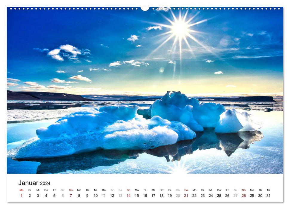 DIE KANADISCHE ARKTIS - Im Zeichen des Klimawandels (CALVENDO Wandkalender 2024)