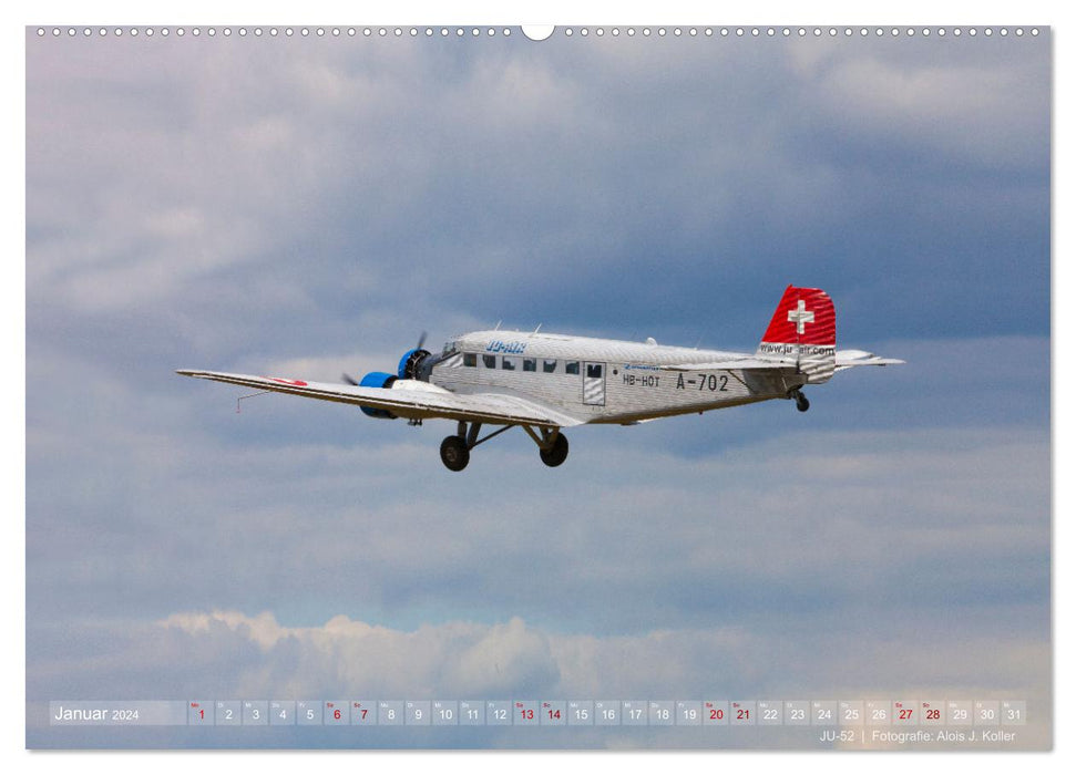 Classic Airplanes (CALVENDO Wandkalender 2024)