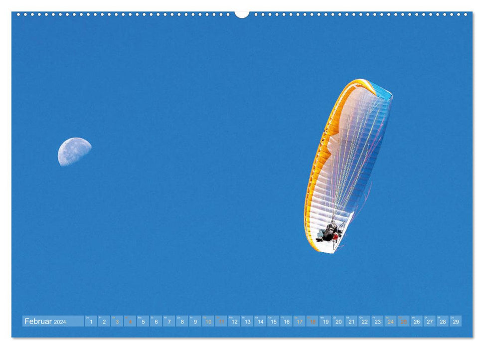 Edition Funsport: Paragliding – Durch die Luft schweben (CALVENDO Premium Wandkalender 2024)