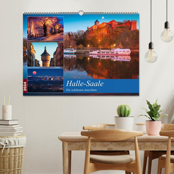 Halle-Saale - Les plus belles vues (Calendrier mural CALVENDO 2024) 