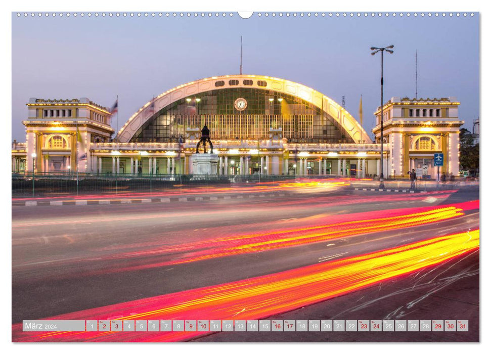 BANGKOK Hauptstadt von Thailand (CALVENDO Premium Wandkalender 2024)