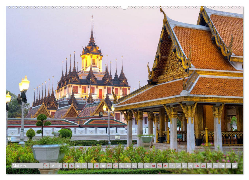 BANGKOK Hauptstadt von Thailand (CALVENDO Premium Wandkalender 2024)