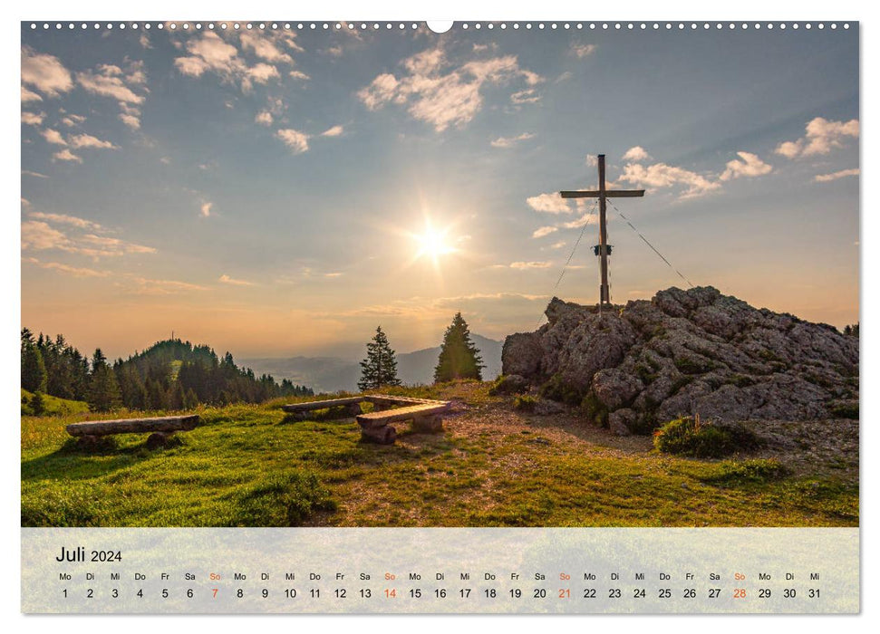 Licht im Allgäu - Traumhafte Landschaften (CALVENDO Premium Wandkalender 2024)