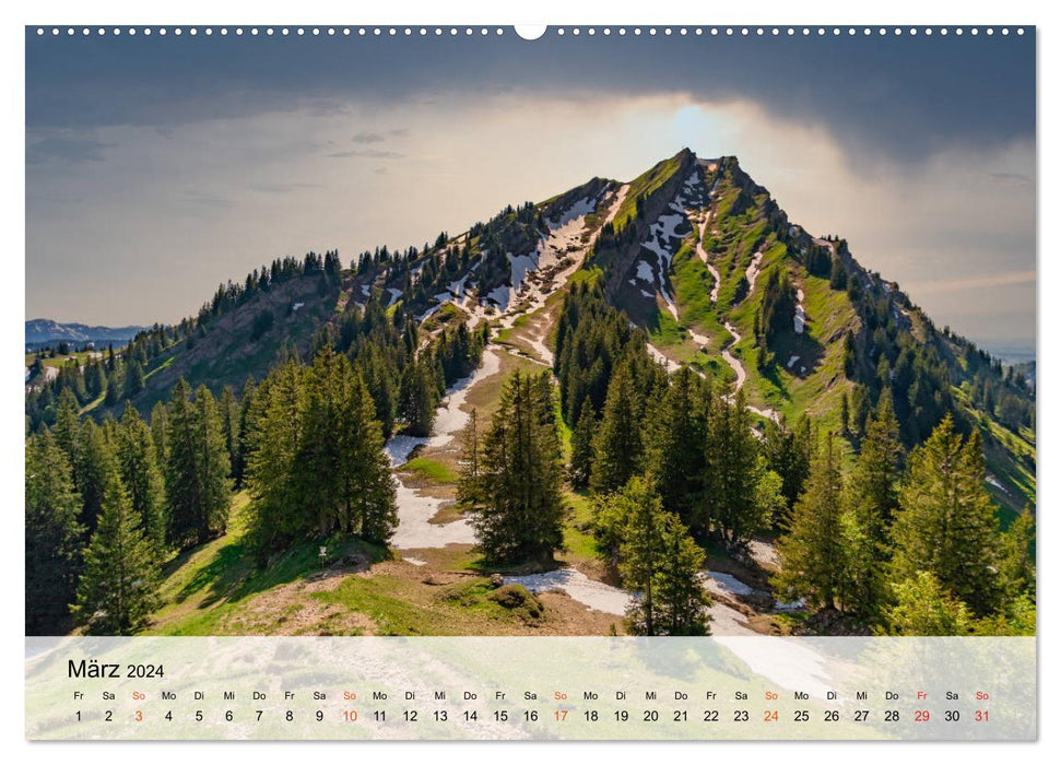 Licht im Allgäu - Traumhafte Landschaften (CALVENDO Wandkalender 2024)