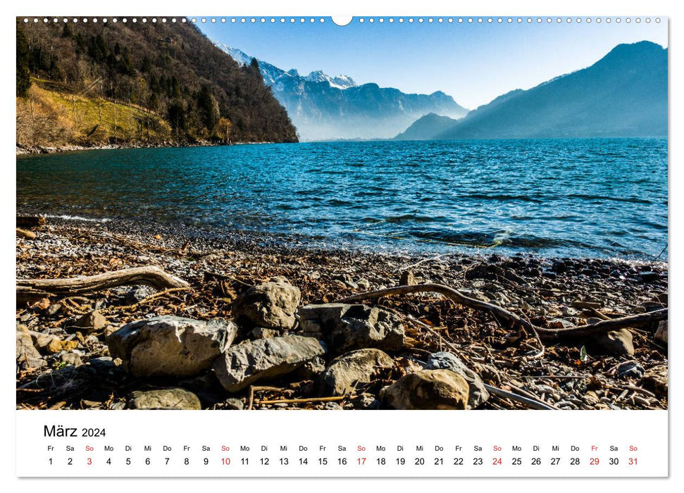 Alpen (Schweiz, Österreich, Italien) (CALVENDO Premium Wandkalender 2024)