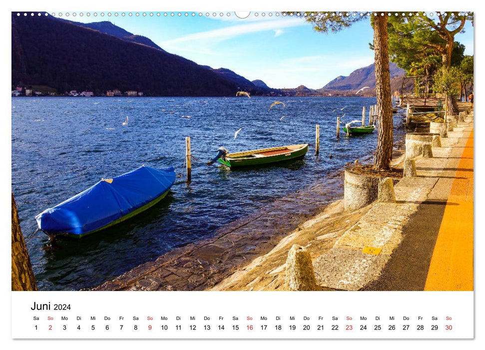 Alpes (Suisse, Autriche, Italie) (Calvendo Premium Wall Calendar 2024) 