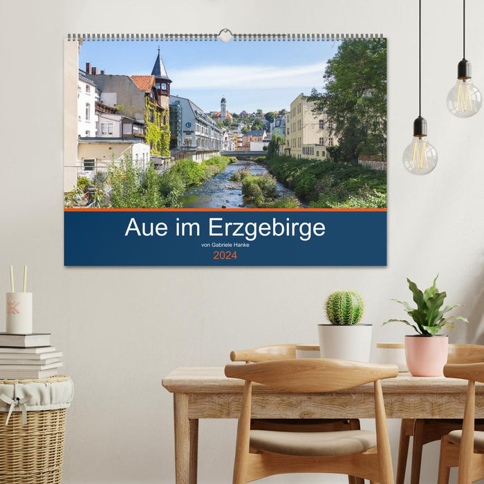 Aue im Erzgebirge (CALVENDO Wandkalender 2024)