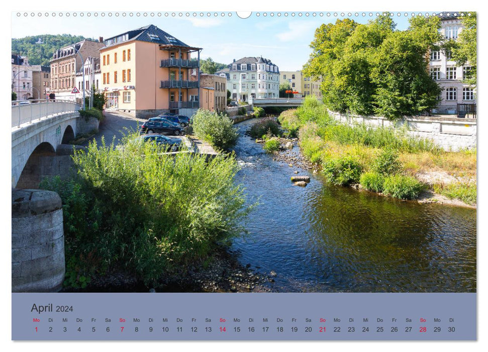 Aue im Erzgebirge (CALVENDO Wandkalender 2024)