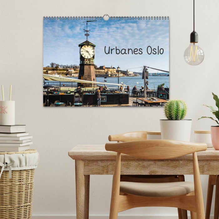 Urbanes Oslo (CALVENDO Wandkalender 2024)