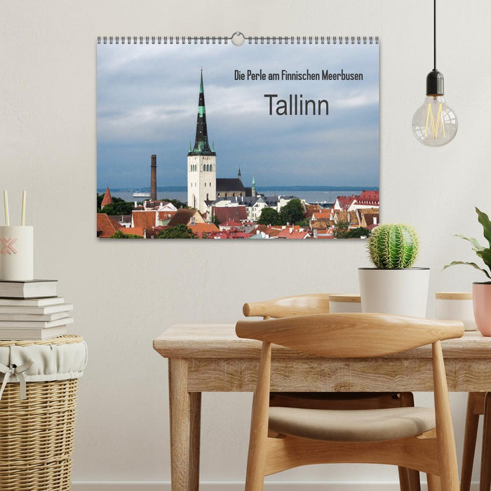 Die Perle am Finnischen Meerbusen Tallinn (CALVENDO Wandkalender 2024)