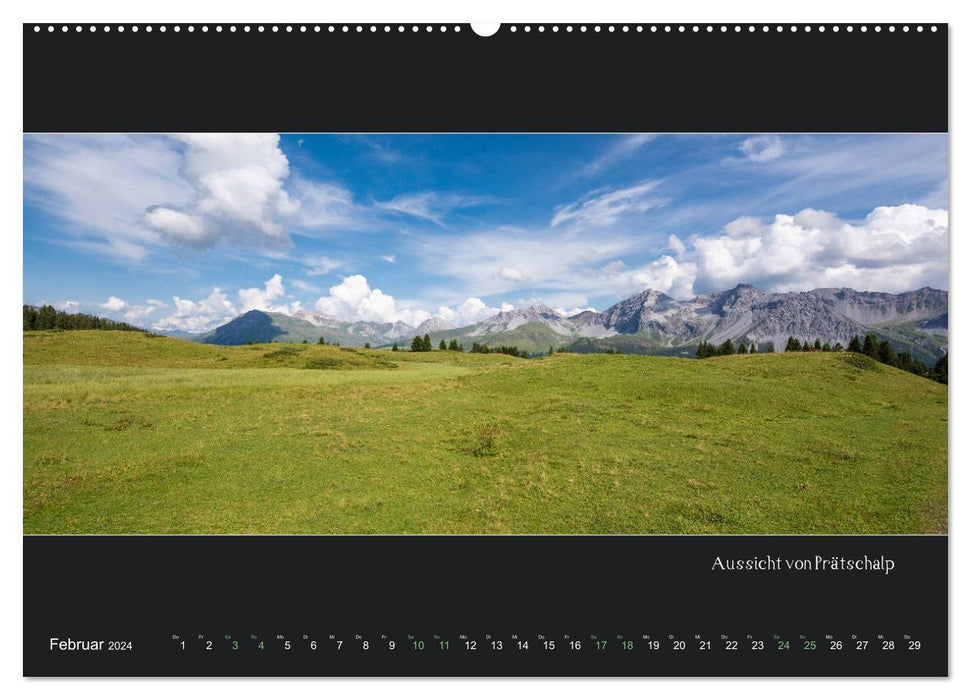 Arosa Panorama (CALVENDO Premium Wandkalender 2024)