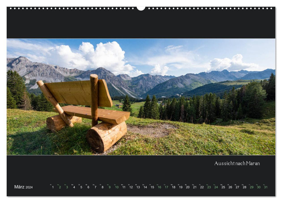 Arosa Panorama (CALVENDO Premium Wandkalender 2024)