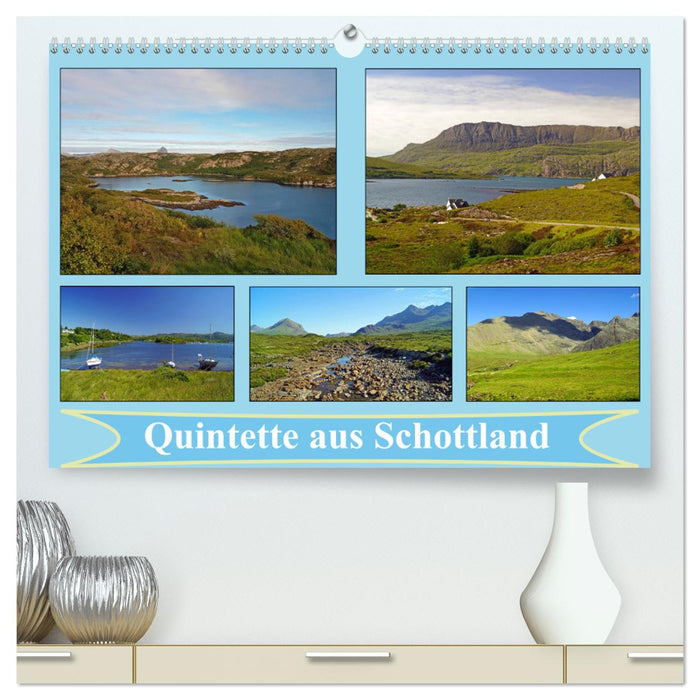 Quintette aus Schottland (CALVENDO Premium Wandkalender 2024)