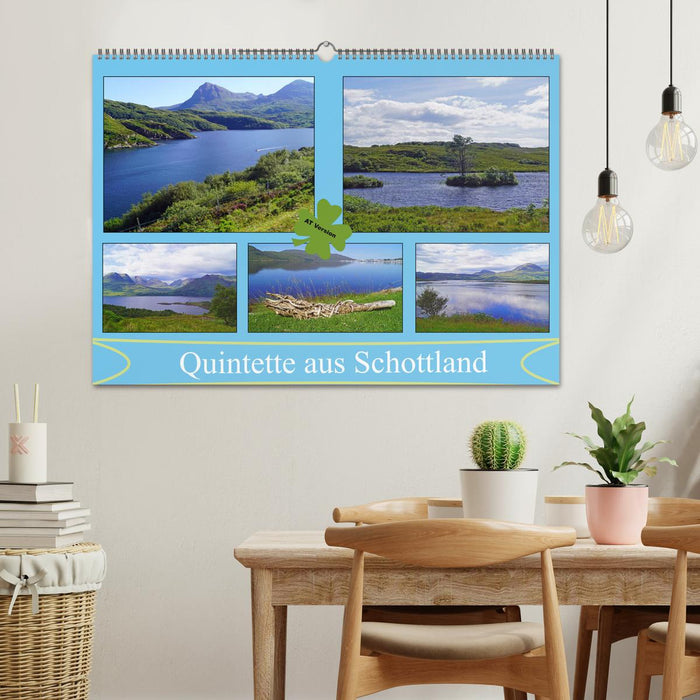 Quintettes from Scotland - AT version (CALVENDO wall calendar 2024) 