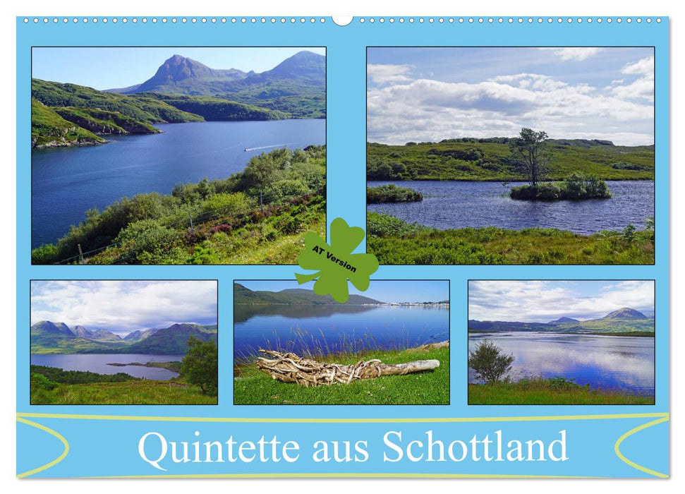 Quintette aus Schottland - AT Version (CALVENDO Wandkalender 2024)