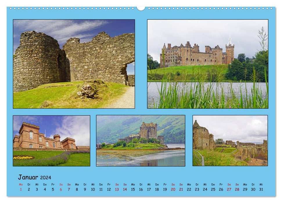 Quintette aus Schottland - AT Version (CALVENDO Wandkalender 2024)