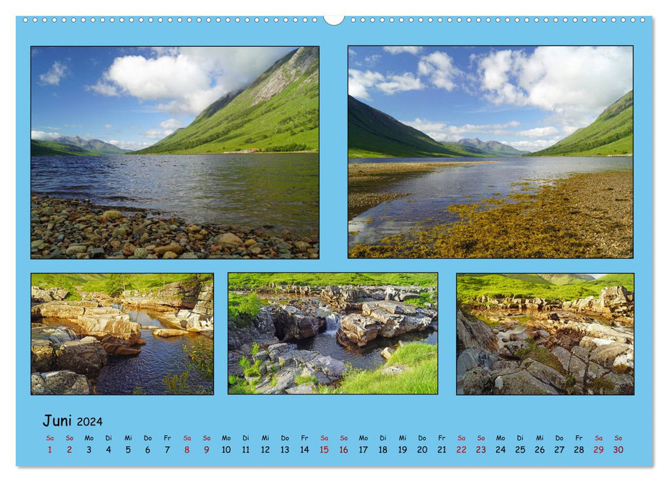 Quintettes from Scotland - AT version (CALVENDO wall calendar 2024) 
