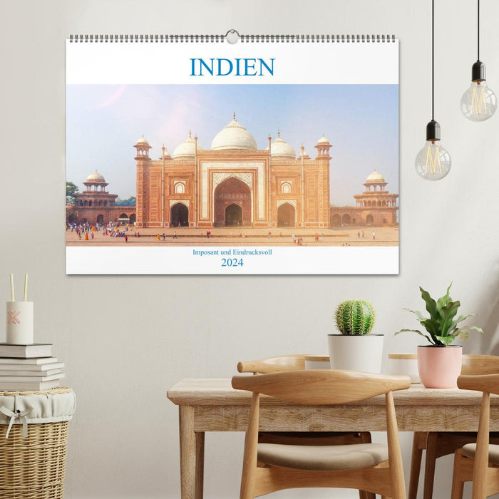 Indien - Imposant und Eindrucksvoll (CALVENDO Wandkalender 2024)