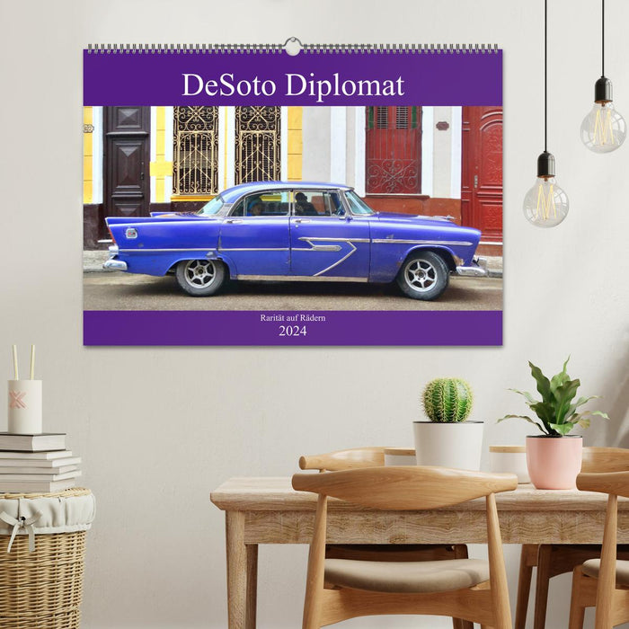 DeSoto Diplomat - Rarity on Wheels (CALVENDO Wall Calendar 2024) 