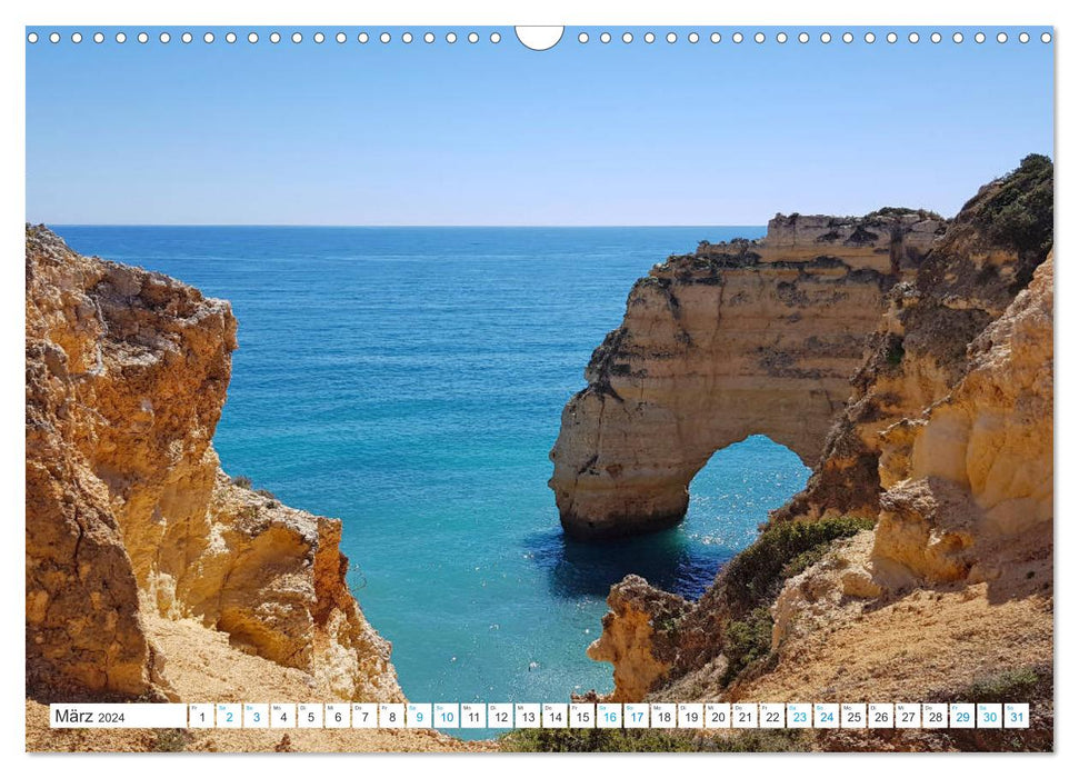 Portugals zauberhafte Algarve (CALVENDO Wandkalender 2024)