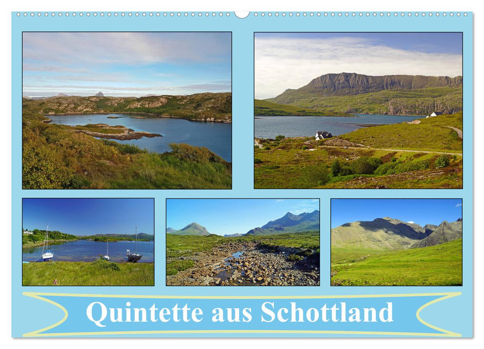 Quintette aus Schottland (CALVENDO Wandkalender 2024)