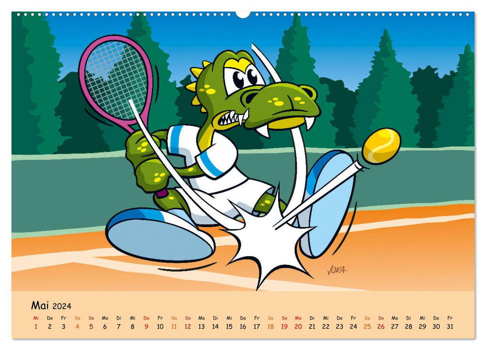 Extremely sporty! (CALVENDO wall calendar 2024) 