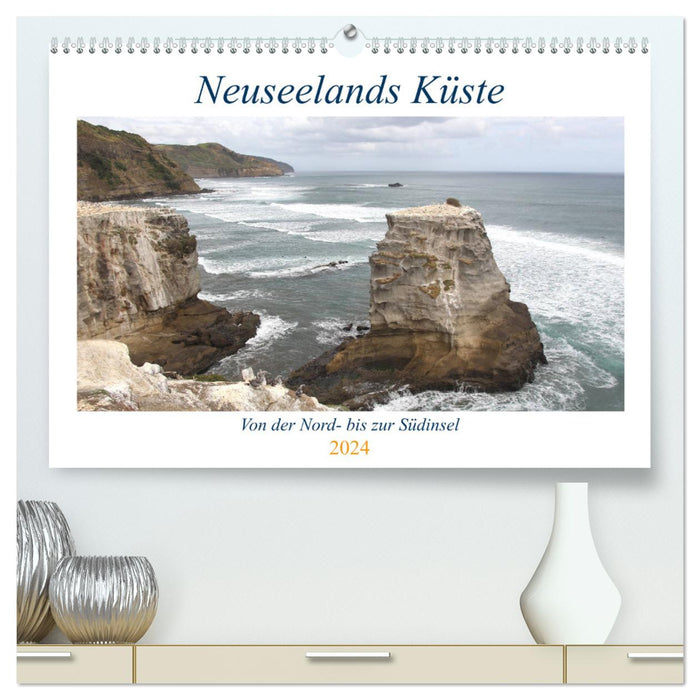 New Zealand's Coast (CALVENDO Premium Wall Calendar 2024) 