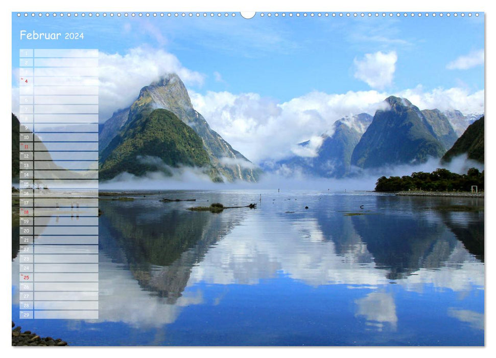 Neuseelands Küste (CALVENDO Premium Wandkalender 2024)