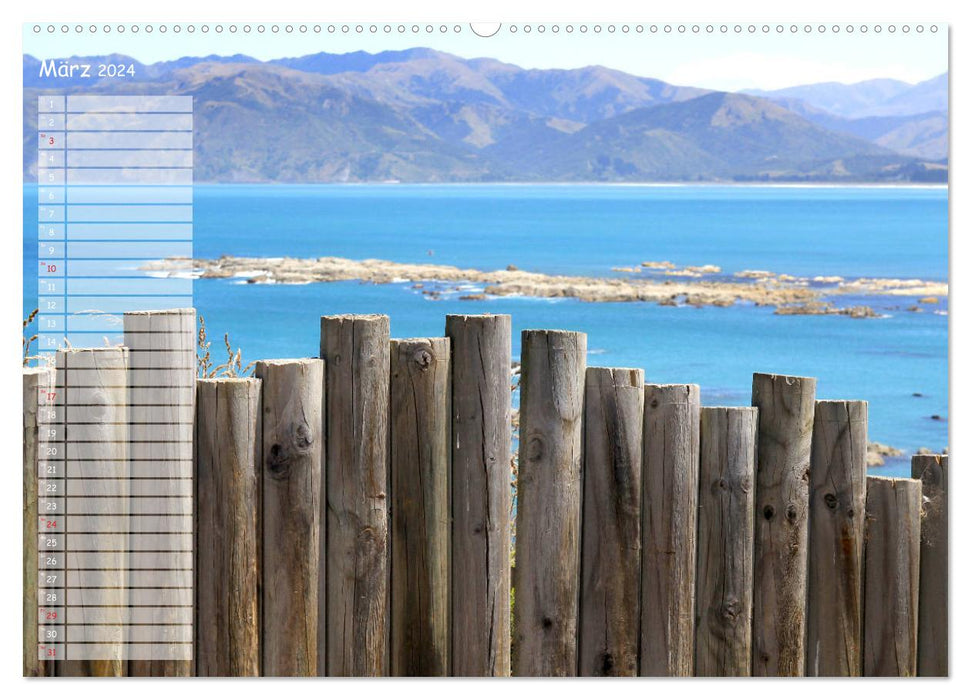 New Zealand's Coast (CALVENDO Premium Wall Calendar 2024) 