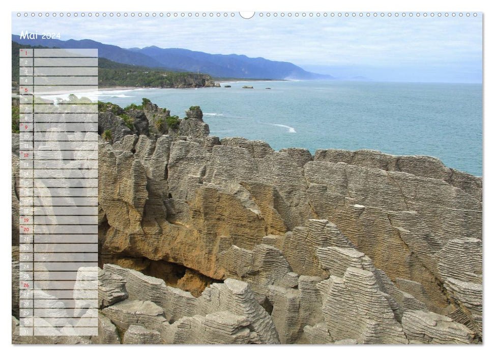 New Zealand's Coast (CALVENDO Premium Wall Calendar 2024) 